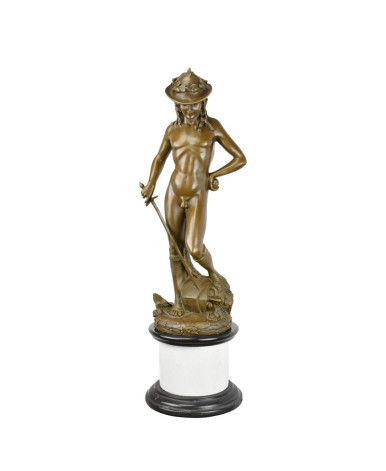 Bronzen beeld Davids overwinning op Goliath type 3