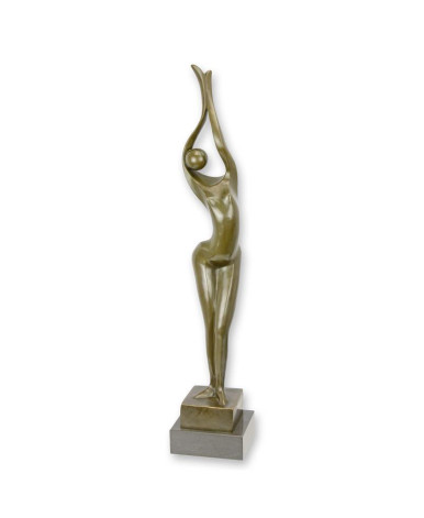 Bronzen beeld vrouwelijke naaktfiguur type 2