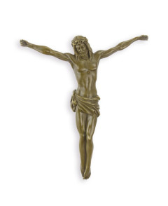 Wandmontage bronzen Corpus Christi beeld