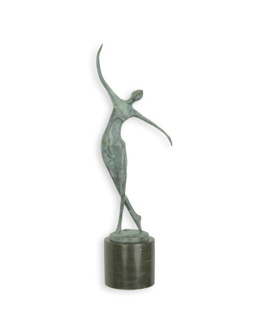 Bronzen beeld dansende vrouw type 2 Bronzen beeld dansende vrouw type 2