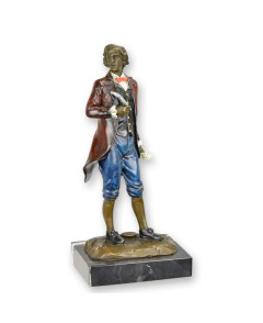Bronzen Mozart beeld type 1