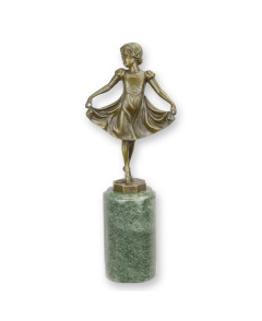 Bronzen beeld genaamd Lieselotte