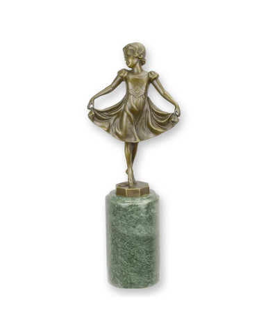 Bronzen beeld genaamd Lieselotte