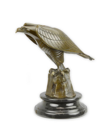 Bronzen beeld van adelaar type 1