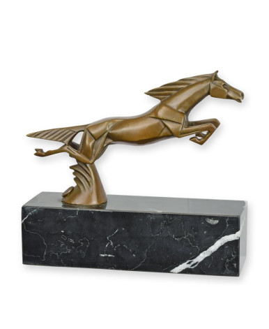 Bronzen beeld van een paard