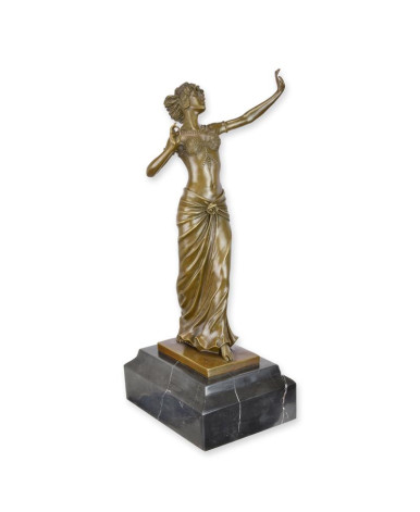 Bronzen dansende naakte beeld Bronzen dansende naakte beeld