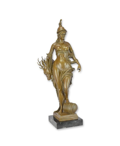 Bronzen beeld personificatie van Beieren