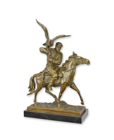 Bronzen tsaar valkeniersbeeld