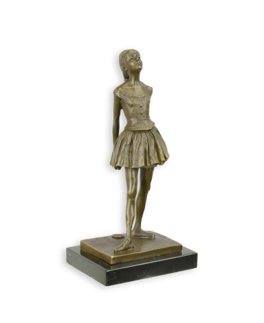 Bronzen beeld kleine danseres van veertien jaar Bronzen beeld kleine danseres van veertien jaar