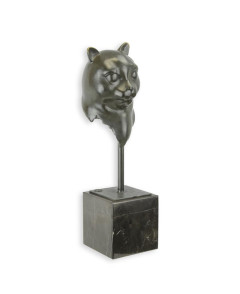 Bronzen katten beeld