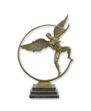 Bronzen beeld hedendaagse icarus Bronzen beeld hedendaagse icarus