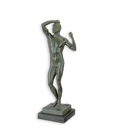 Bronzen Adam beeld Bronzen Adam beeld