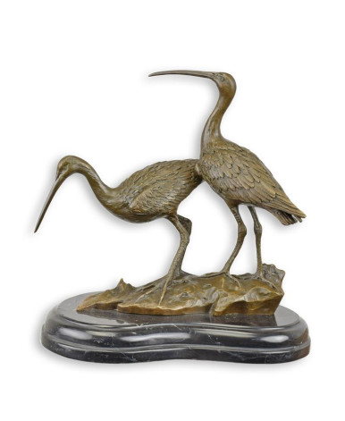 Bronzen grutto paar beeld Bronzen grutto paar beeld