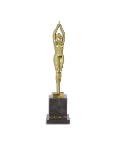 Gepolijst bronzen zeester beeld