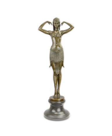 Bronzen scarab danser beeld Bronzen scarab danser beeld