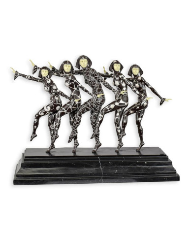 Bronzen beeld Les Girls Bronzen beeld Les Girls