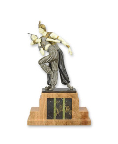Koud beschilderd bronzen beeld Persian Dance