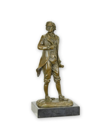 Bronzen Mozart beeld type 2
