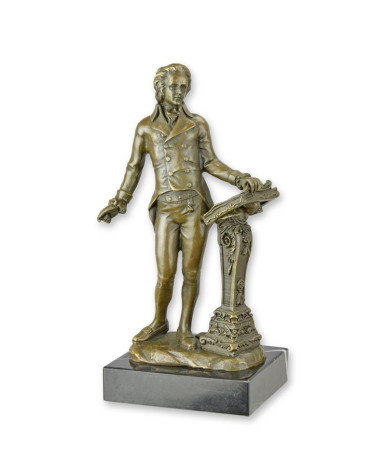 Bronzen Beethoven beeld type 2