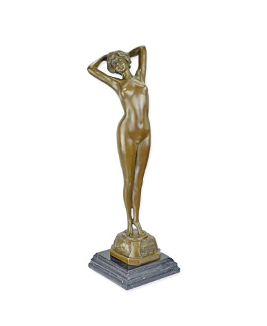 Bronzen beeld genaamd Reveil Bronzen beeld genaamd Reveil