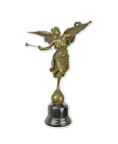Bronzen beeld gevleugelde overwinning type 2 Bronzen beeld gevleugelde overwinning type 2