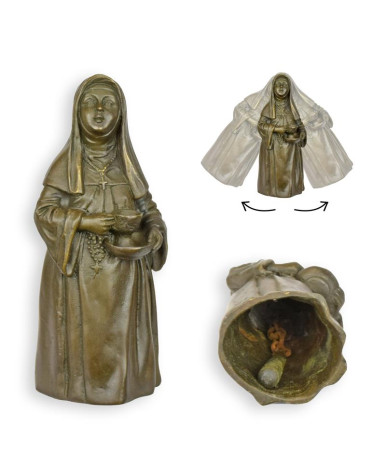 Bronzen figuratieve tafelbel non