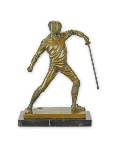 Bronzen beeld schermvechter type 1 Bronzen beeld schermvechter type 1
