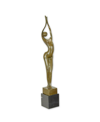Bronzen beeld vrouwelijke naaktfiguur type 3 Bronzen beeld vrouwelijke naaktfiguur type 3