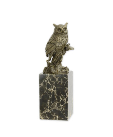 Bronzen beeld van een langooruil type 4