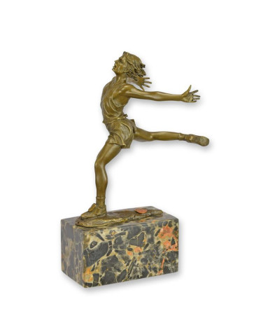 Bronzen beeld genaamd The Finish