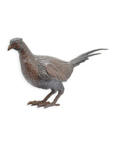 Bronzen fazanten beeld type 3