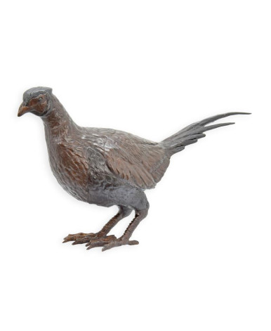 Bronzen fazanten beeld type 3