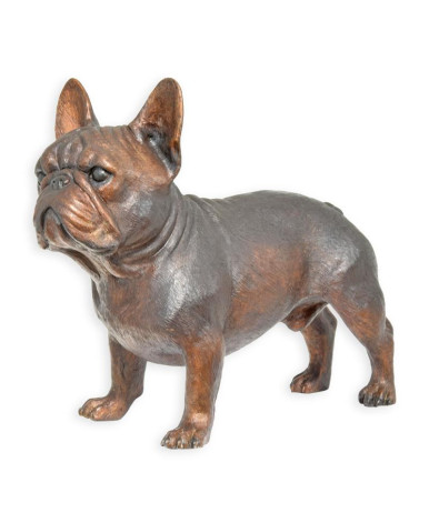 Bronzen Franse bulldog beeld Bronzen Franse bulldog beeld