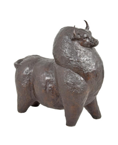 Modern bronzen stieren beeld type 2