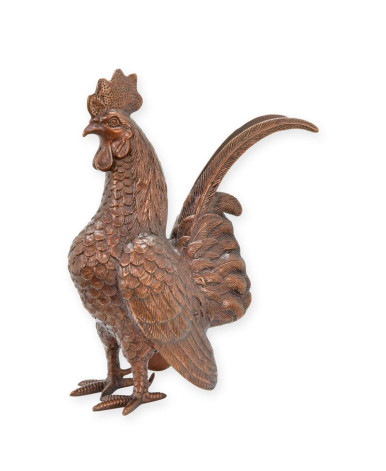Bronzen beeld van een haan type 4