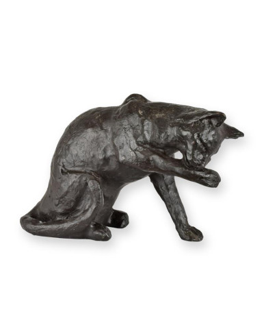Bronzen beeld van kat type 2