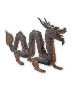 Bronzen Chinese draak beeld