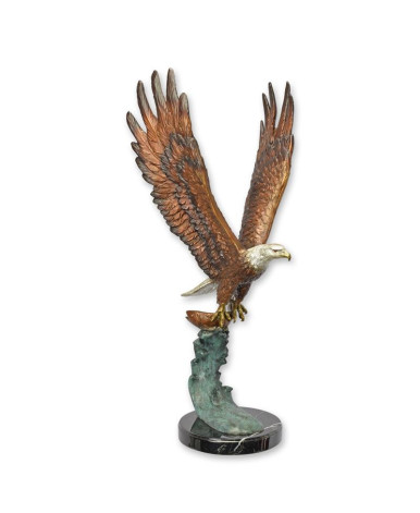 Bronzen adelaar in vlucht beeld type 2 Bronzen adelaar in vlucht beeld type 2