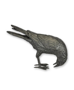 Bronzen kraaien beeld type 2