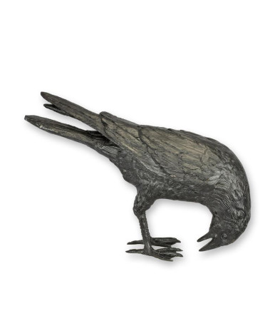 Bronzen kraaien beeld type 2