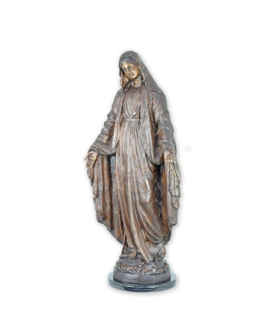 Bronzen Maria beeld Bronzen Maria beeld
