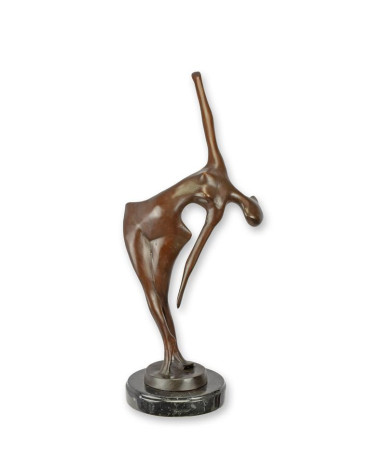 Bronzen beeld vrouwelijke danseres type 1