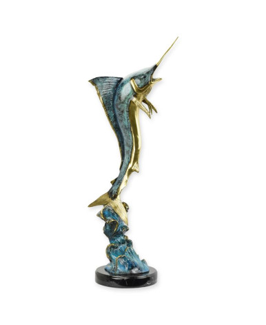 Bronzen marlijn beeld type 2 Bronzen marlijn beeld type 2