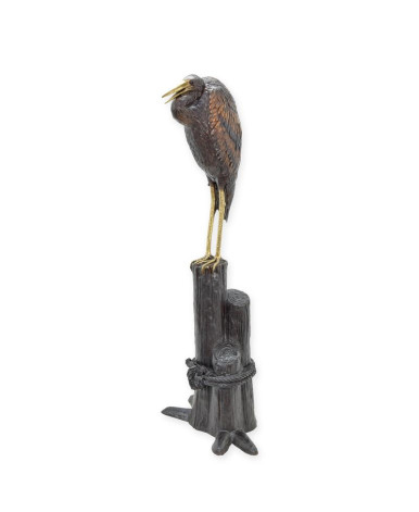 Bronzen kraanvogel fontein type 2 Bronzen kraanvogel fontein type 2
