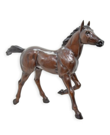 Bronzen veulen beeld Bronzen veulen beeld