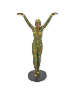 Bronzen Dourga beeld type 3