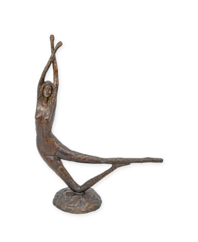 Bronzen beeld danser