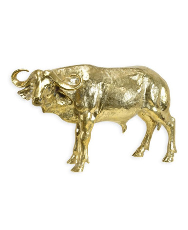 Bronzen gouden bizon beeld Bronzen gouden bizon beeld