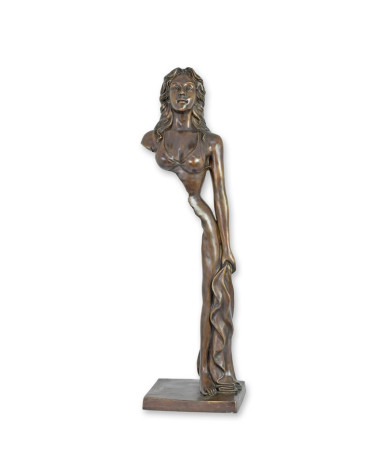 Bronzen beeld vrouw in bikini type 2