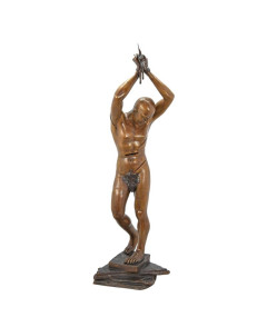 Modern bronzen beeld mannelijk naakt type 2